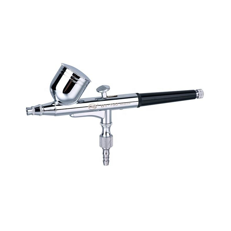 کیت اصلی Airbrush Airbrush Airbrush Bt-130 با 1/4 اونس فنجان ناخن برس هوا برس مدل سازی طراحی هنر مدل سازی